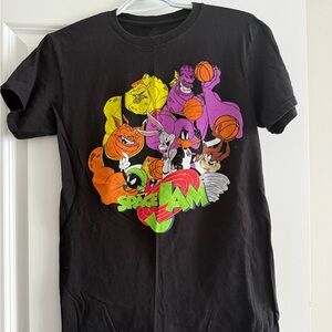 Space Jam Black Graphic T-Shirt